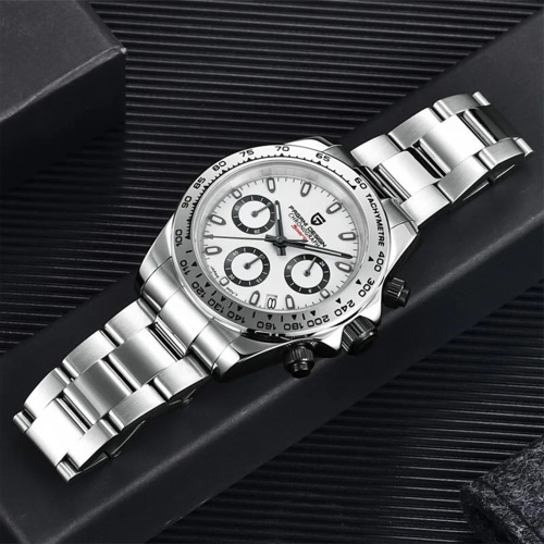 Часы мужские Pagani Design PD-1727 Silver-White-3